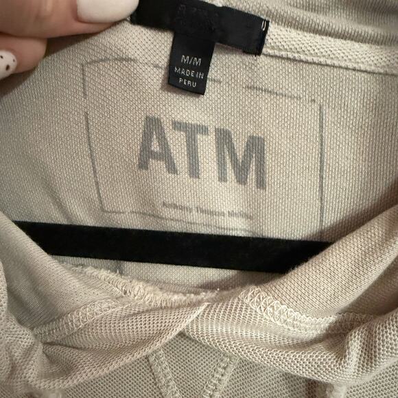 ATM Anthony Thomas Melillo Hoodie Sleevless Dress Medium - Picture 3 of 6